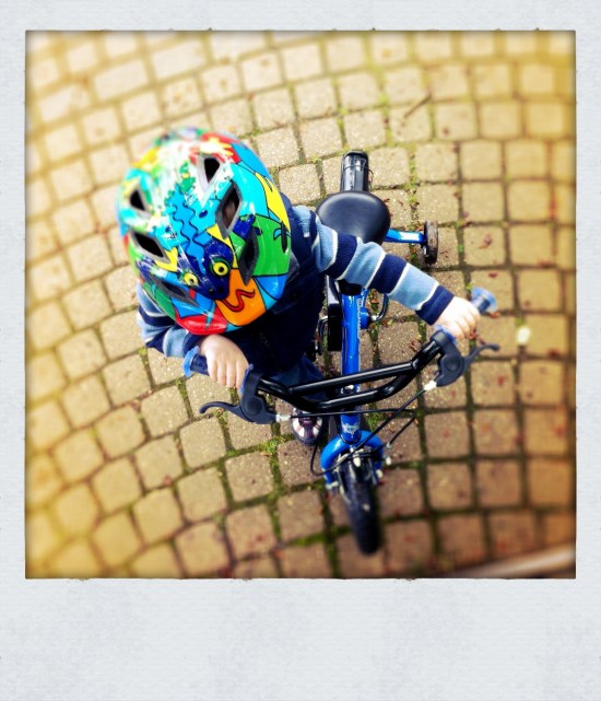 child on bike