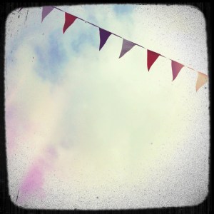 red white and blue bunting Queen's Jubilee Bunting