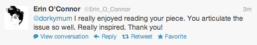 Erin O' Connor Twitter