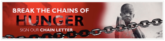 Save the Children Break the Chains of Hunger