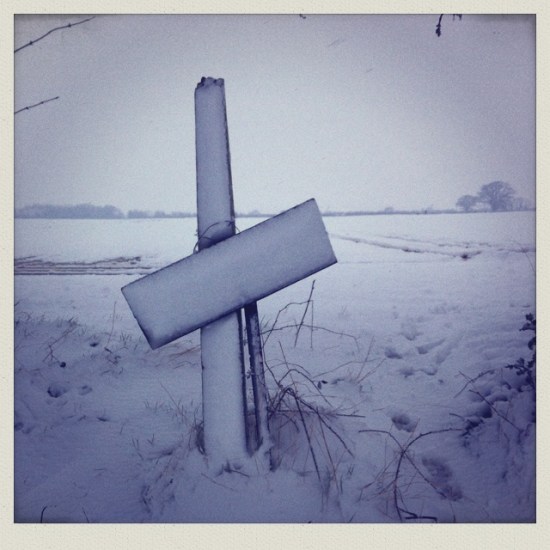 snow in Harpenden Hertfordshire