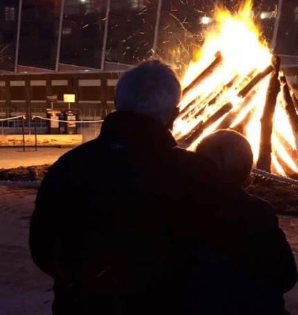 Dark MOFO bonfire Hobart Tasmania