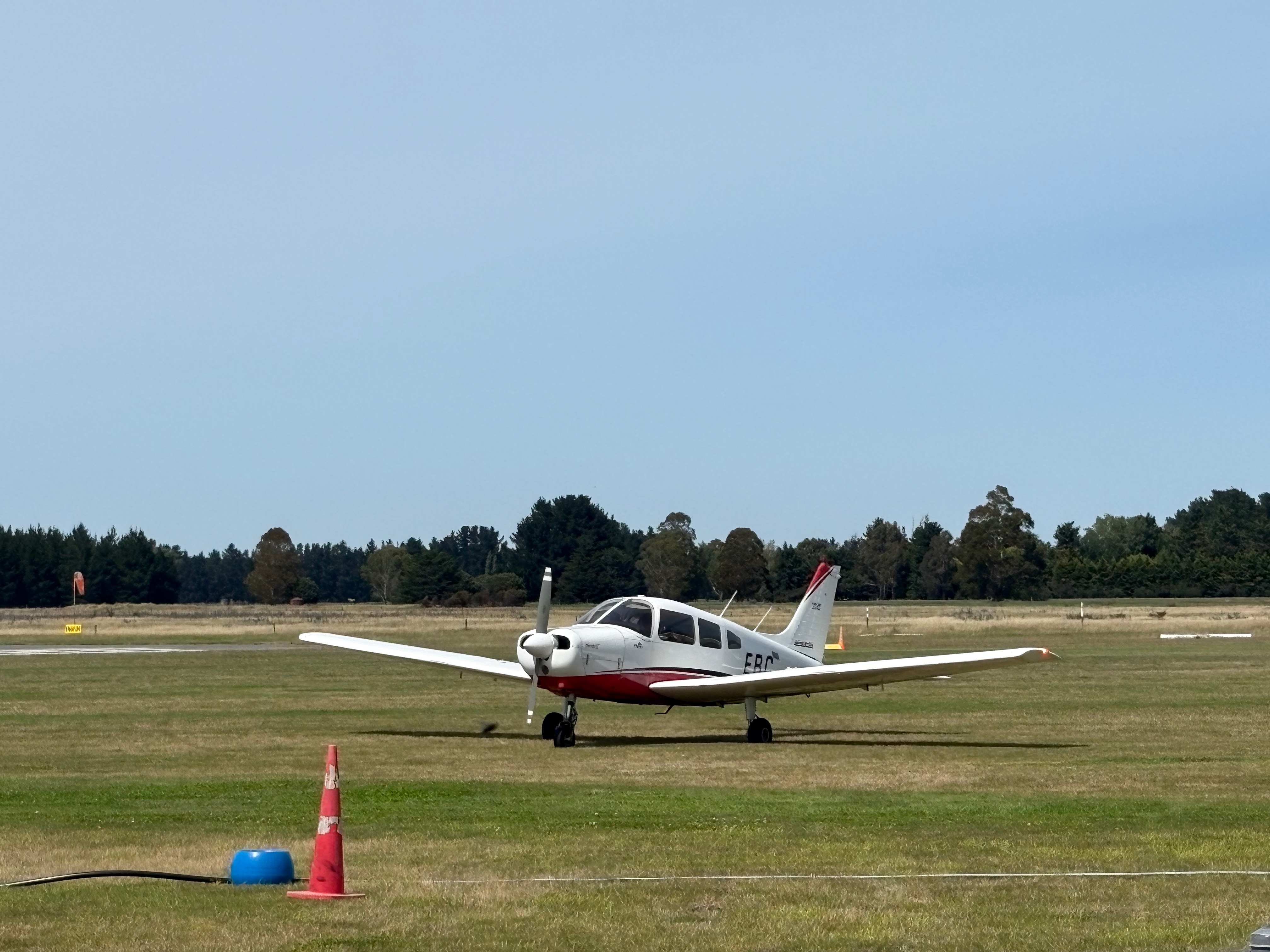 A Canterbury Aero Club Piper at West Melton Airfield