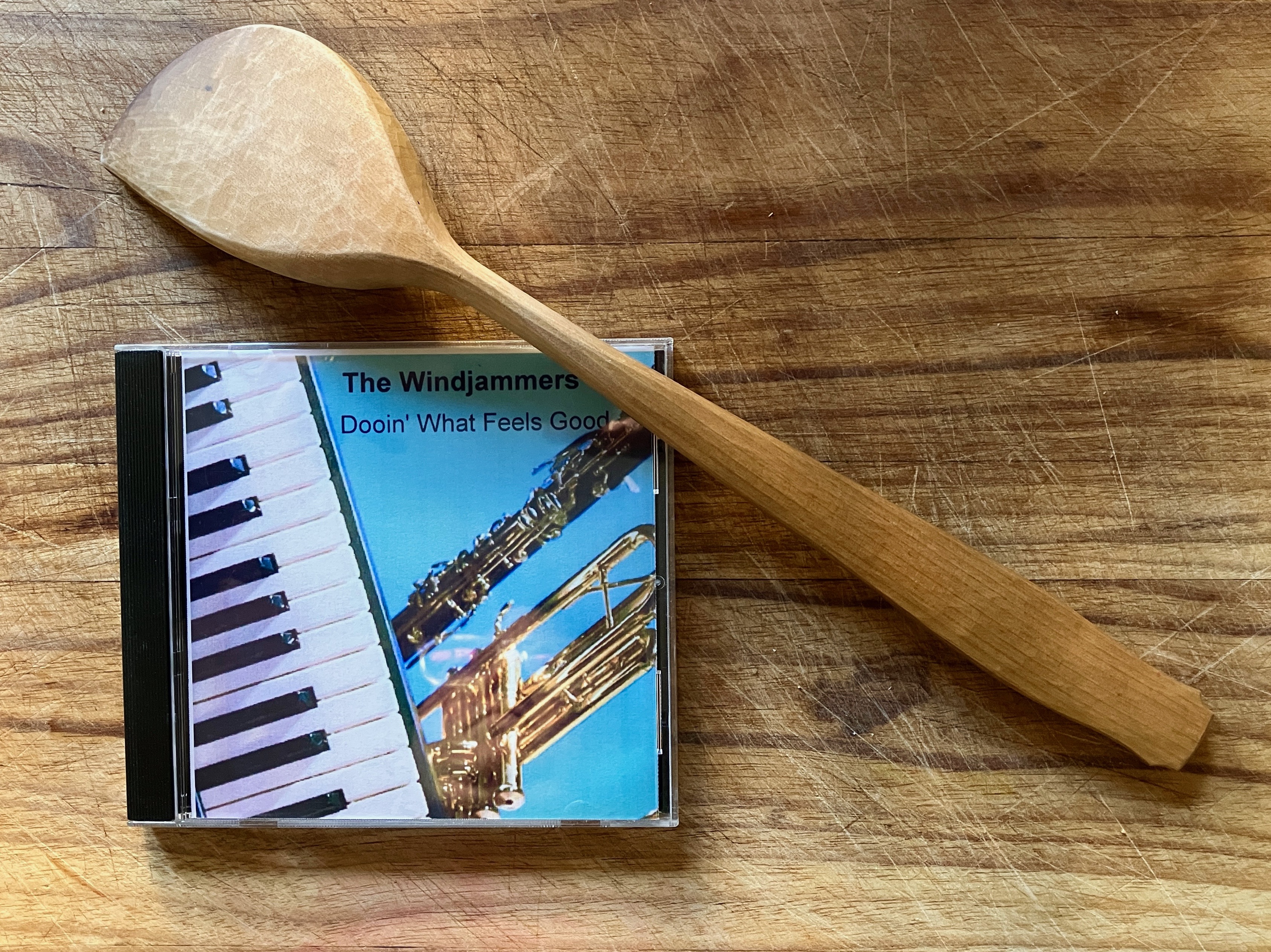 Windjammers CD and wooden spoon